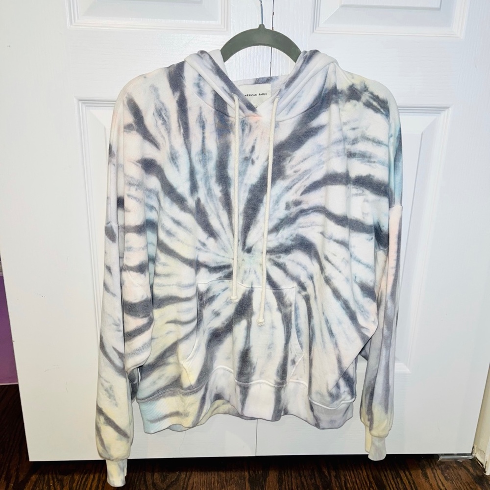 American Eagle Tie-dye Oversized Hoodie - size xs